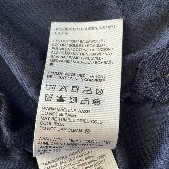 J. Lindeberg Navy Solange Cotton Blend Polo - Picture 9 of 10